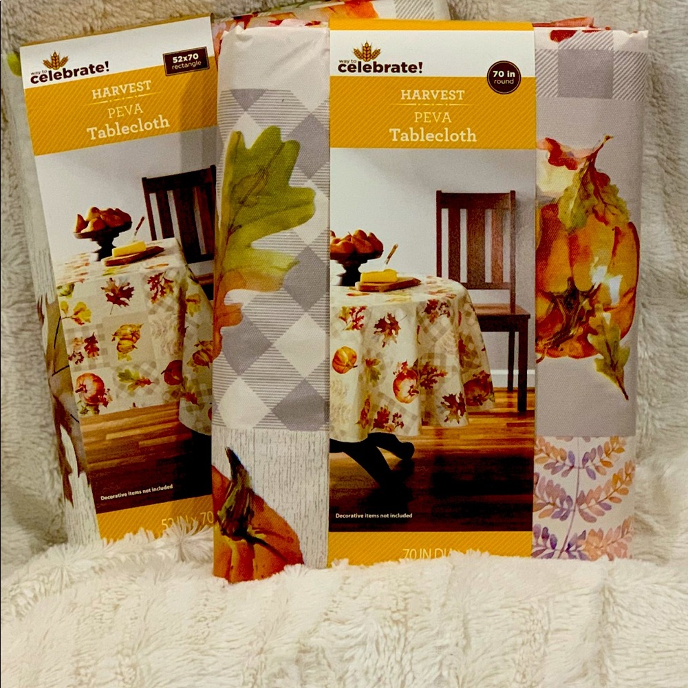 2 Holiday tablecloth Harvest